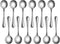 New Star Foodservice 58185 Slimline Pattern, 18/0 Stainless Steel Bouillon Spoon, 5.7-Inch, Set of 12