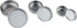 LJY 36 Pieces Round Aluminum Cans with Screw Lid, Metal Tins Jars, Empty Slip Slide Containers, Mixed Sizes