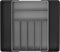 Simple Houseware Kitchen Drawer Flatware Organizer, Black/Gray