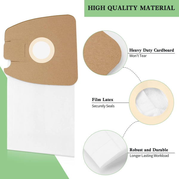 Vacuum Bags Replacement for Eureka Mighty 3670 and 3680 Series, Funmit MM Vacuum Bags 60295A, 36 Pack