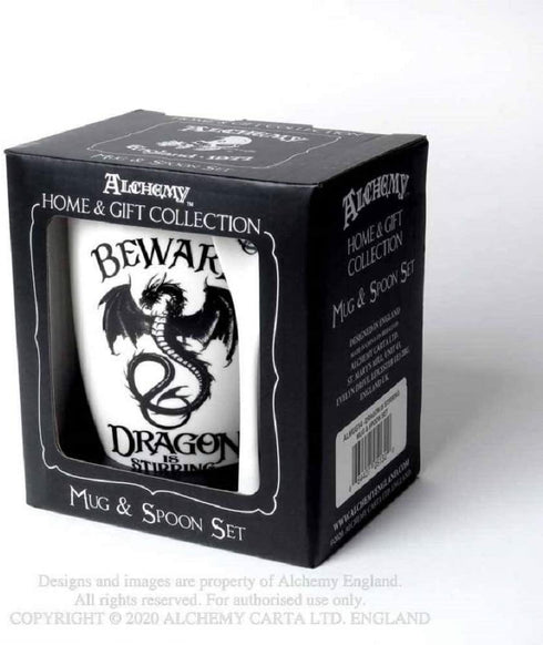 Mug and Spoon Set Dragon Is Stirring