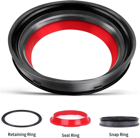 Dust Bin Top Fixed Sealing Ring, Compatible with Dyson V10 SV12 Vacuum Cleaner, Replacement Parts with T8 Screwdriver