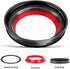 Dust Bin Top Fixed Sealing Ring, Compatible with Dyson V10 SV12 Vacuum Cleaner, Replacement Parts with T8 Screwdriver