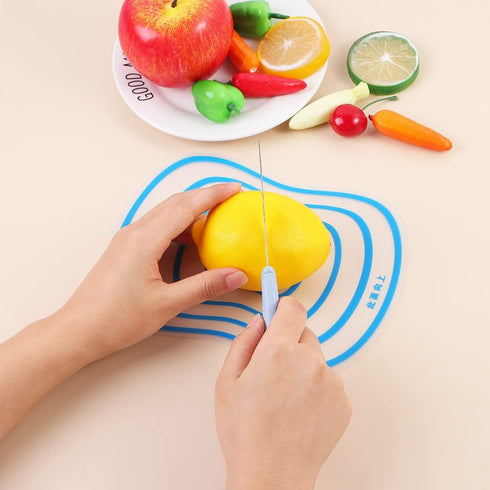 Flexible Transparent Cutting Board, Kitchen PP Chopping Boards in Four Colors