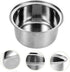 Ciieeo Small Hot Pot Liner, Stainless Steel Cookware Rice Maker Pan, Nonstick Cookware Rice Inner Tank, Rice Cooker