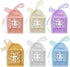 VIVIQUEN Baptism Favor Boxes, Laser Cut Cross Favor Boxes with 50 Ribbons for Baby Shower and Wedding Party Decorations