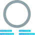 NY Blender Gasket Seals (2 Pack) for Oster and Osterizer Blender Models, Premium Replacement Parts