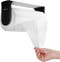 simpletome ONE HAND TEAR Paper Towel Holder, Under Cabinet Adhesive or Drilling Installation, Black