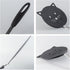 Nylon Turner Cute Cat Shape Small Heat Resistant Wok Spatula - Non Stick Cookware with Stainless Steel Bracket for