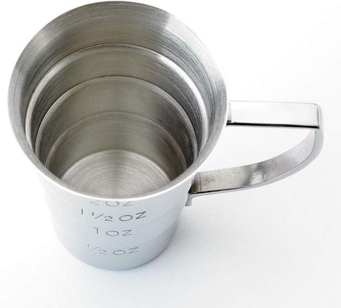 Barfly M37108 Drink Jigger, 2 oz Stainless Steel with Handle