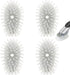 Brush Refills for OXO Dish Brush, 4 Pack, Soap Dispensing Head Replacement for Scrubber (Grey)