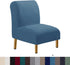 VIENLOVE Armless Armless Chair Slipcovers Stretch Spandex Jacquard Single Sofa Slipcover, Accent Chair Furniture