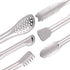 Small Serving Tongs Set, 6-Inch Appetizer Tongs, Stainless Steel Mini Tongs, Set of 6