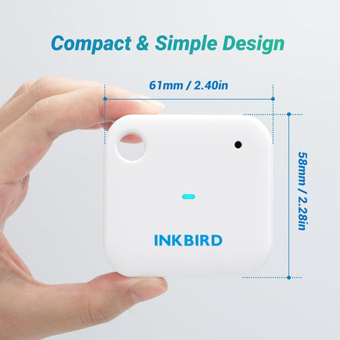 IBS-TH3 1 INKBIRD WiFi Thermometer Hygrometer Monitor, Smart Temperature Humidity Sensor with App Notification Alert