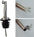 5 Pcs Wine Bottle Pourers - Stainless Steel Liquor Pour Spout Flip Top Wine Bottle Stoppers Speed Pourers for Oil Wine