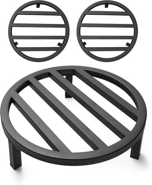 bozopion 3 Pack 10.23 Inch Metal Plant Stands Outdoor,240 LBS Capacity,Single Plant Stand