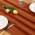 Socomi Terracotta Chiffon Table Runner, Easter Spring Boho Rustic 14ft 29x170 Inches Wedding Runner for Bridal Shower