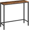 HOOBRO Narrow Console Table, 29.5" Small Entryway Table, Thin Sofa Side Display