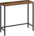 HOOBRO Narrow Console Table, 29.5" Small Entryway Table, Thin Sofa Side Display