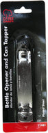 Chef Craft Select Iron Plated Bottle Opener, 4.25 Inches Length, Gray