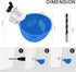 EOKOICA 8 Packs Chicken Waterer Cups, Blue Large Chicken Watering Cups, Automatic Chicken Water Cups, Tee Fittings