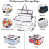 Clear Clothes Storage Bag Organizer with Reinforced Handle, Vinyl Bags for Comforter, Blanket, Bedding - 3 Pack, 55 L,