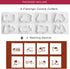 Transportation/Vehicles Cookie Cutters with Matching Stencils - Set of 16, Truck, Tractor, Fire Engine, Excavator