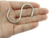 30pcs 2 Inch Silver S Shape Hooks, Heavy-Duty Hanging Hooks for Pot Pan Hanger, Kitchen Tools