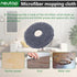 Neutop Replacement Mopping Pads Microfiber Mop Cloths Compatible with Roborock Q Revo, 4-Pack Robot Vacuums Accessories