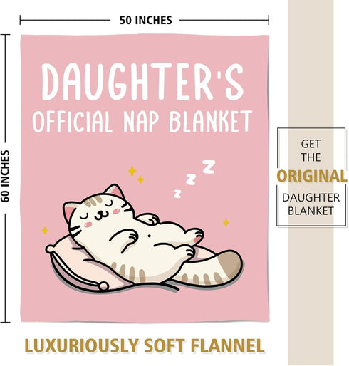 SteadStyle Mothers Day Daughter Gifts from Mom Dad, Gifts for Daughter Blanket, Idea Daughters Birthday Gift, Present