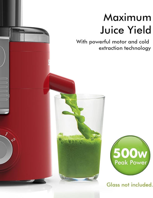 Juicer Machines, SiFENE Compact Centrifugal Juicer Extractor for Vegetable and Fruit, 3-Speed Setting