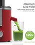 Juicer Machines, SiFENE Compact Centrifugal Juicer Extractor for Vegetable and Fruit, 3-Speed Setting