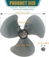 16 Inch Plastic Fan Blades Universal Household Standing Fan Table Fanner Replacement Electric Fan Blades Part General Fans Accessories for Standing Pedestal Fan Table Fanner by LNQ LUNIQI