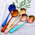Broth Round Spoon Set, 8-Piece Reusable Stainless Steel Dinner Table Spoons for Cereal, Soup, Camping, Ramen