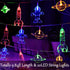 20 Fielegen LED Children's Room LED String Light Astronaut Spaceship Rocket Outer Space Room Decor Holiday Party Lights