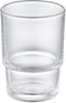 Bathroom Glass Cup, Aomasi Transparent Toothbrush & Toothpaste Holder, Mouthwash Tumbler Cup