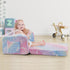 2 -in-1 Toddler Chair and Couch, Toddler Couch Fold Out, Convertible Chairs for Toddlers Comfy Sofa to Lounger