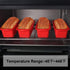 SILIVO 4 Pack Mini Loaf Pans - Nonstick Silicone Baking Pans for Small Loaf and Meatloaf - 5.7x2.5x2.2 Inch