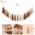 Cozy DrCor Boho Terracotta Rainbow Tassel Garland Western Handmade Yarn Banner for Classroom, Nursery, Kids Room, Home