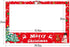 Christmas Photo Booth Props Frame, Party Supplies for Xmas/Winter/Holiday New Year Decorations