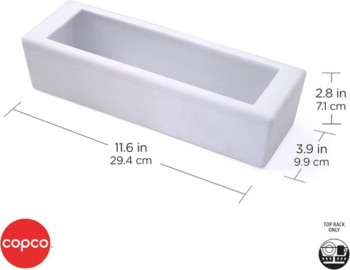 Copco Storage Bag Organizer, 11.6 L x 3.9 W x 2.8 H inches, white by Copco