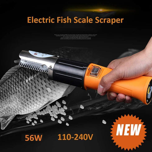 Electric Fish Scaler, Powerful Cordless Scale Scraper Remover Kit with 12V Rechargeable Battery