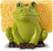 dgudgu Frog Sponge Holder for Kitchen Sink Cute Kitchen Sponge Holder Ceramic Kitchen