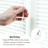 uxcell 6Pcs Transparent Tilt Wand Tip Repair, Vertical Blind Replacement Parts for Broken Horizontal Blind Accessories