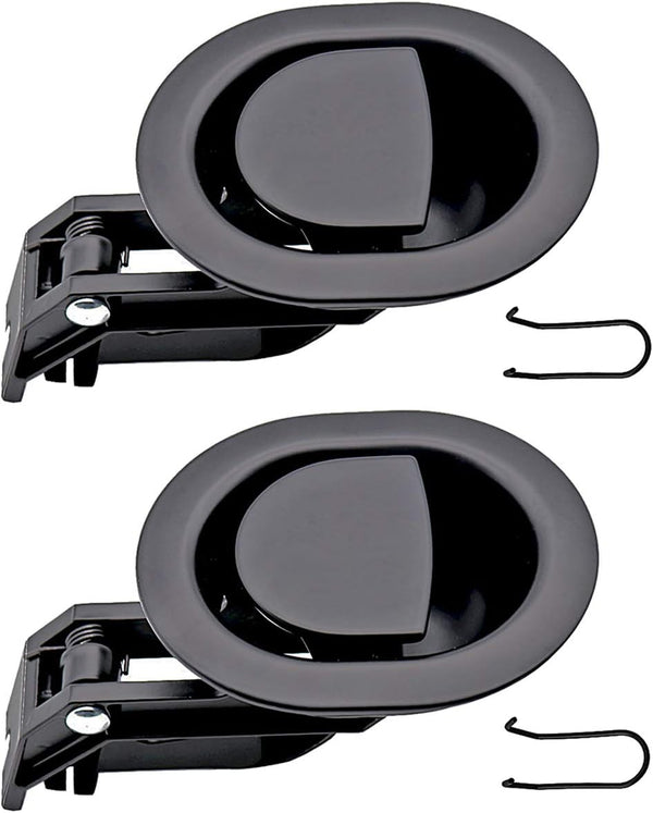 2Pcs Universal Heavy-Duty Metal Recliner Release Pull Handles, Fits Ashley, Lazy Boy, Most Brands, 3" x 3.5"