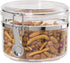 Oggi Clear Canister with Clamp Lid - 28 oz Airtight Food Storage Container for Kitchen & Pantry