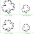 Clover Cookie Cutter Set - 4-Piece St. Patrick's Day Shamrock Metal Cookie Cutters, Irish Holiday Party Supplies,