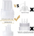 Werduoland 3 3 13oz/380ML Hole Squeeze Bottles for Sauces Plastic Condiment Squeeze Bottles Ketchup Dispenser Salad