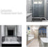 39 Inches Water Barrier for Sink - Silicone Self-Adhesive Shower Splash Guards for Bathtub, Bathroom