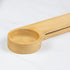 KVMORZE 2-In-1 (6) Wooden Coffee Scoop and Bag Clip, Tablespoon Wood Measuring Scoop with Bags Sealer, Bags Sealer